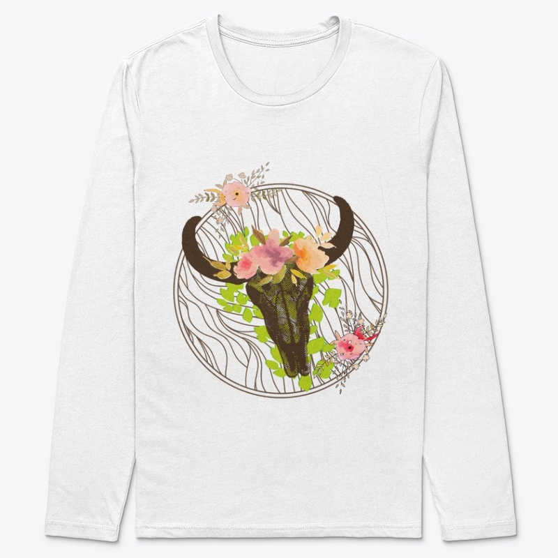 Skull & flowers