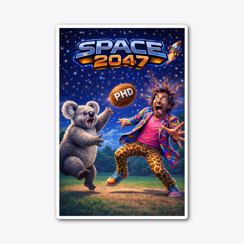 Space 2047 coconut throwing