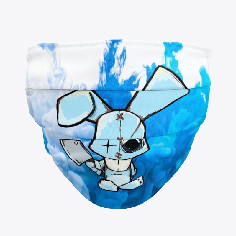 Cool Blue voodoo bunny 