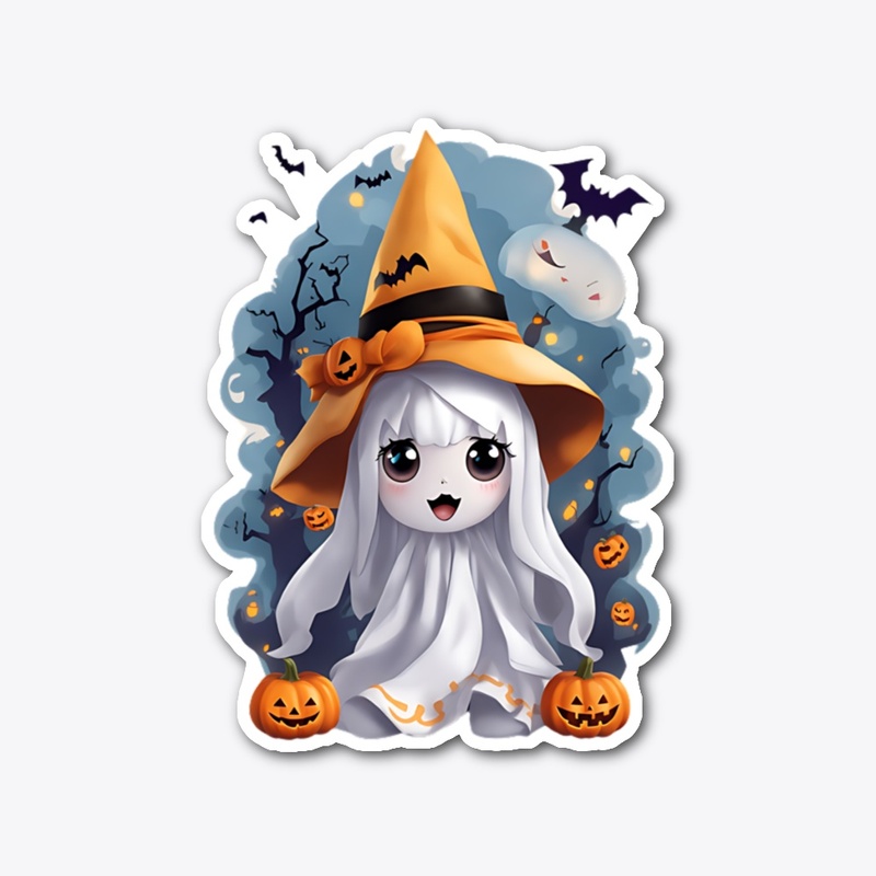 Cute Ghost Girl Halloween