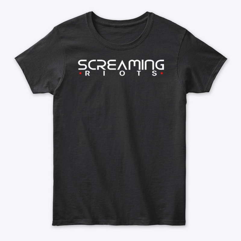 Screaming Riots White Logo