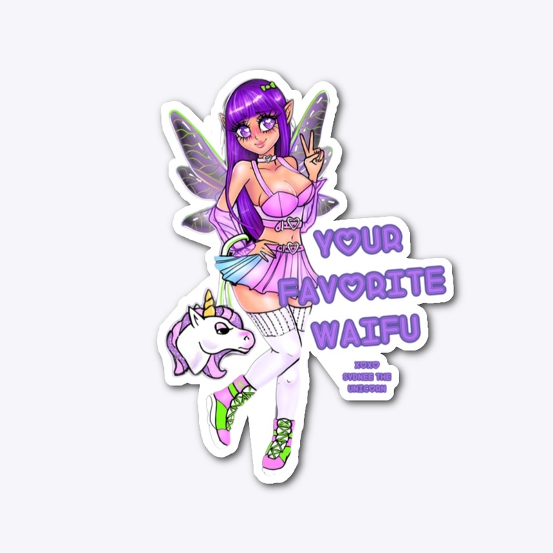 Your Favorite Waifu Sticker 