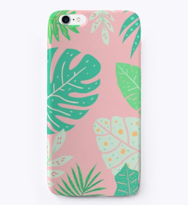 Aesthetic leaf iphone case 