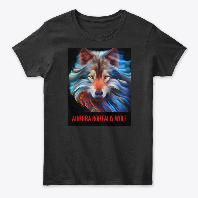 Aurora Borealis Wolf