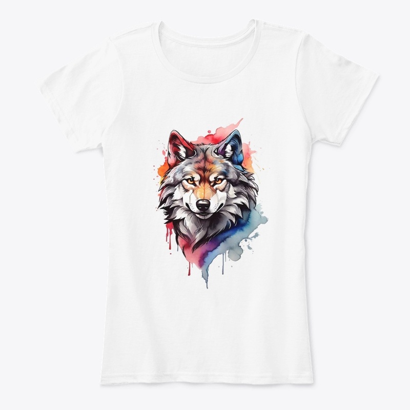 Ilustration wolf 3D