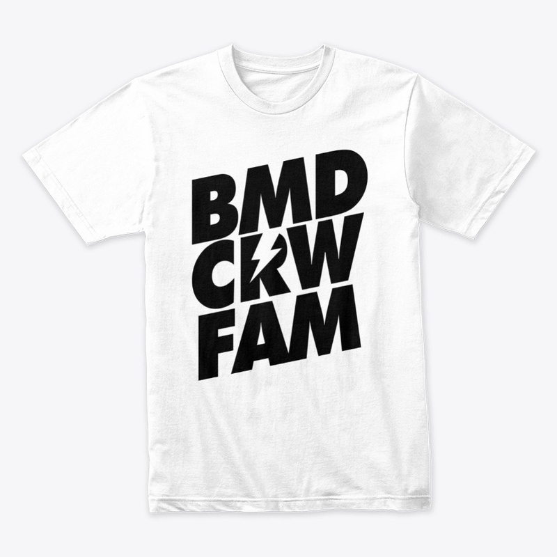 BMD Crew Fam White shirt