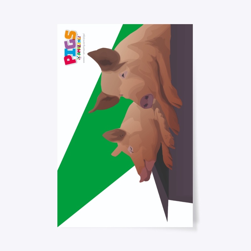 The Tamworth Two Pigs Poster