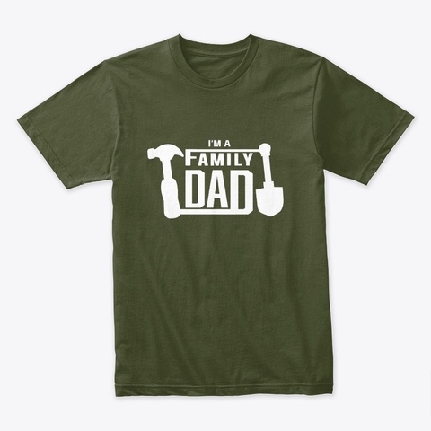 Ssl Family Stuff Military Green T-Shirt Front