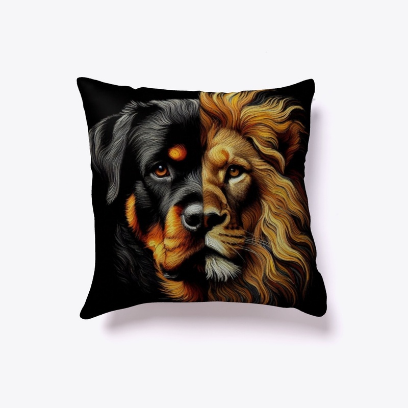 Rottweiler & Lion