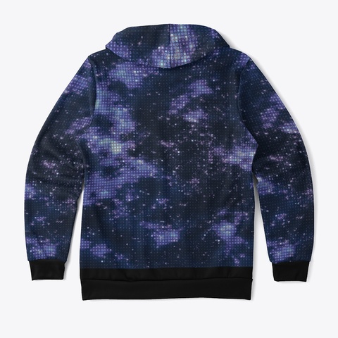 Integration All Over Print Black T-Shirt Back