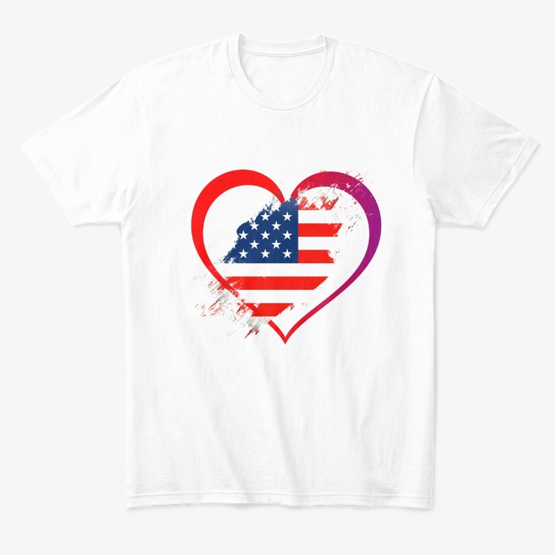 American Heart Flag Tee