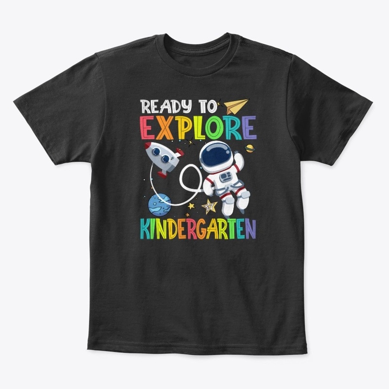 Ready to Explore Kindergarten Astronaut