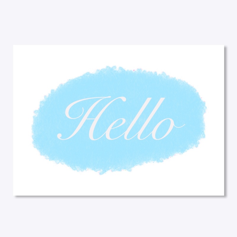 “Hello” Sticker
