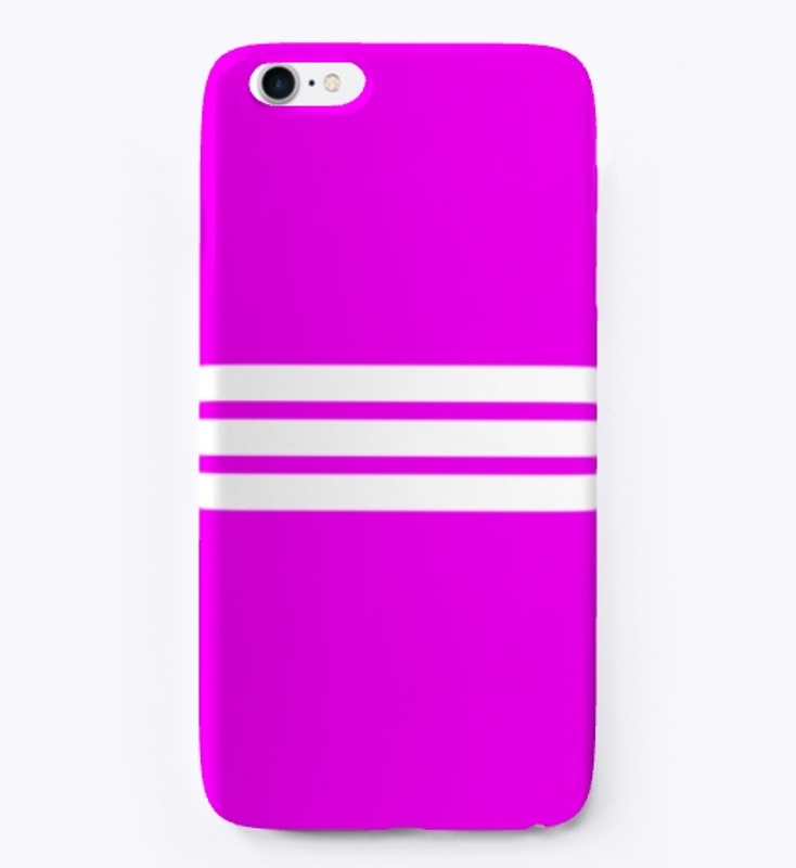 White Stripes On Pink