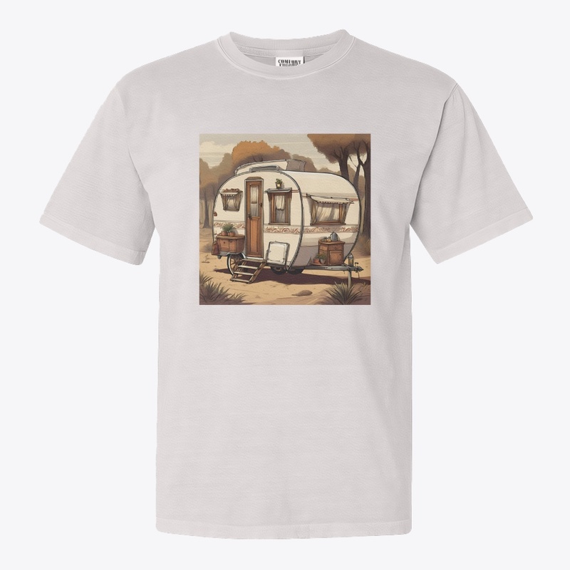 Retro / Old Caravan - Camping