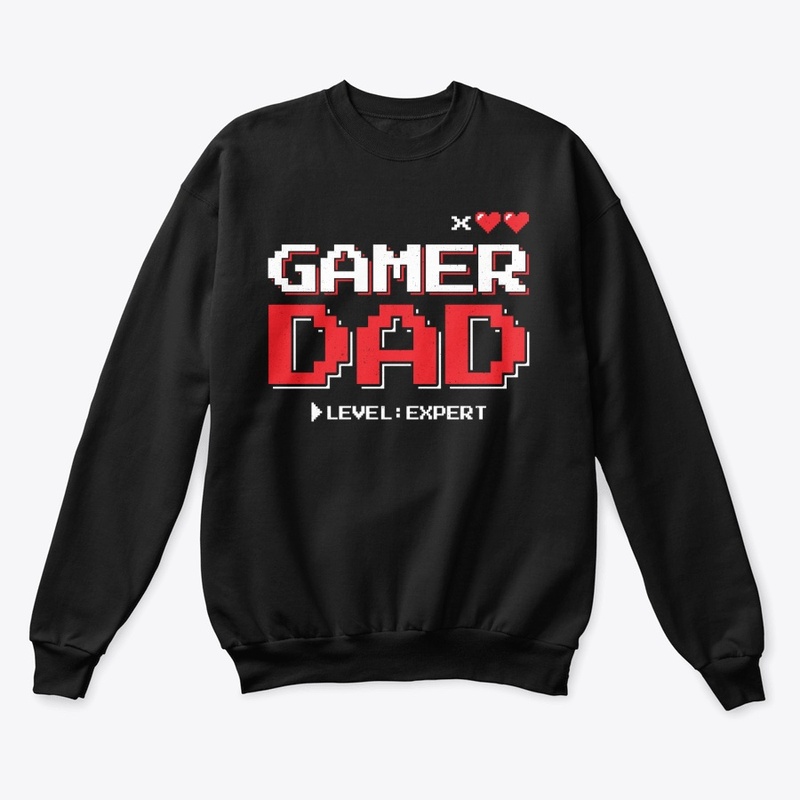 Retro Gamer 8 Bit Pixel - Gamer Dad of 2