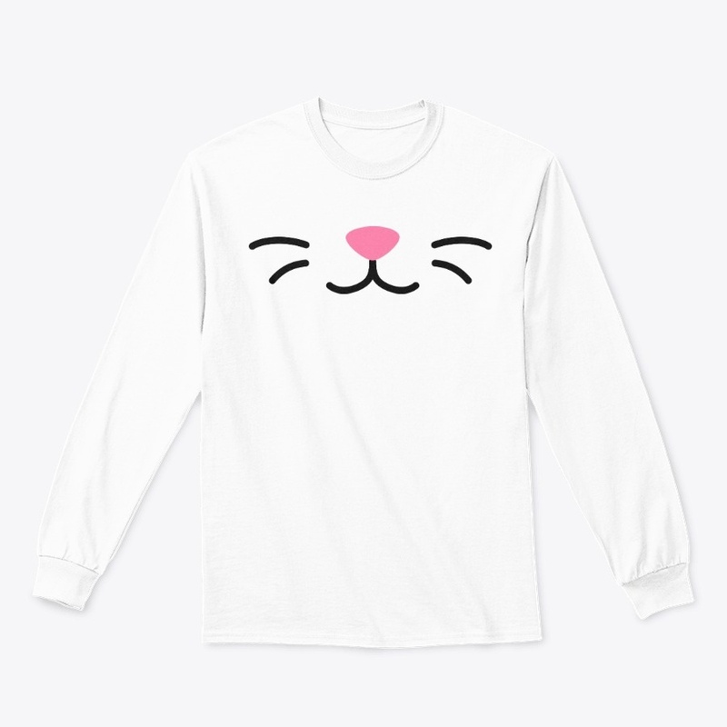Cat lips face black
