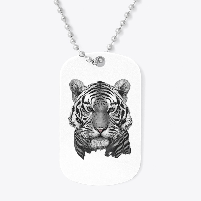 black and white tiger