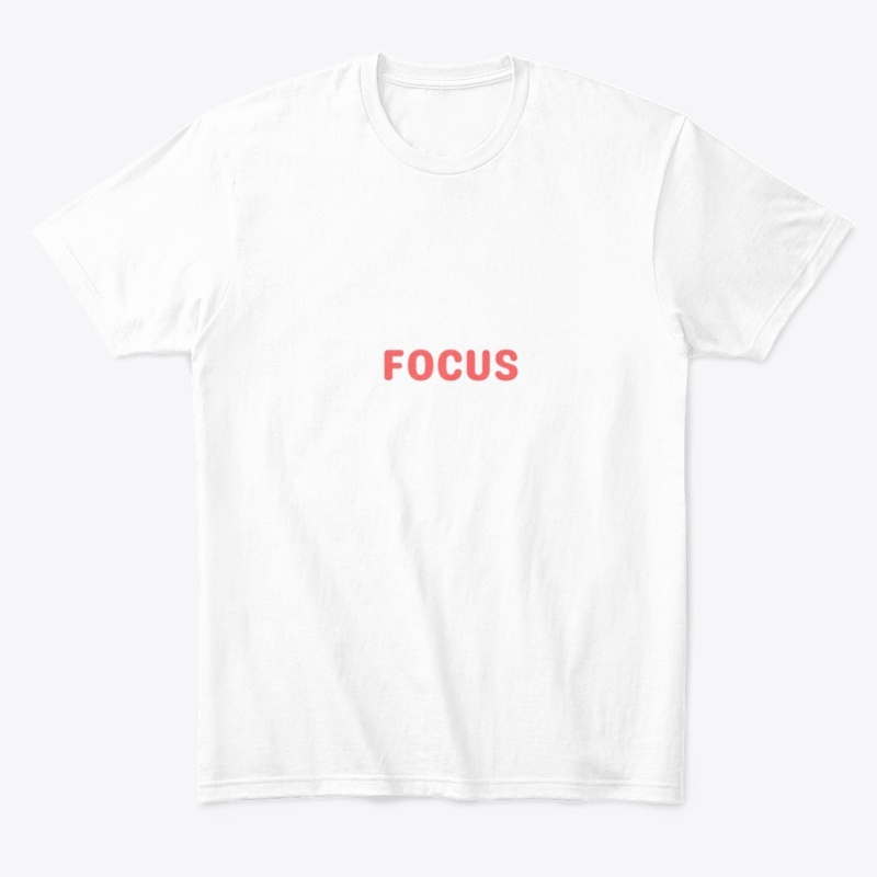 Focus word for t shirt design
