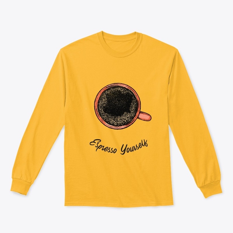 Long sleeve Coffee tee
