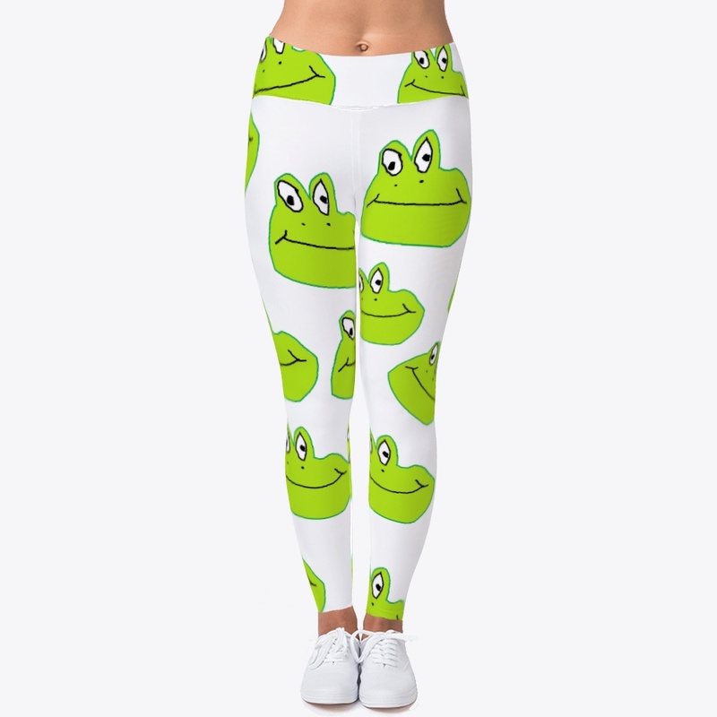 cool frog leggings (only 100 in stock)