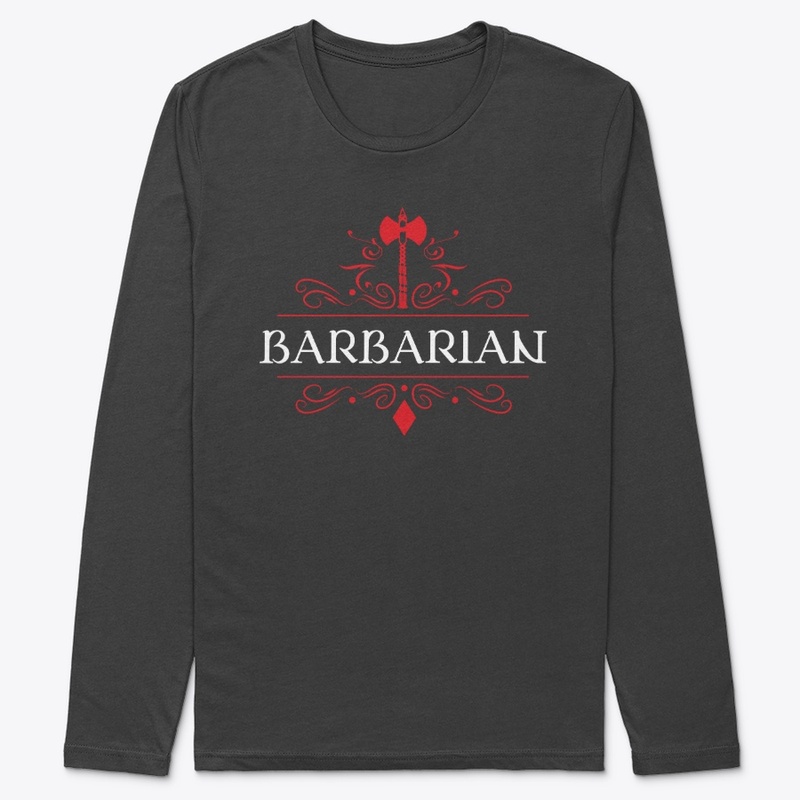 Barbarian Character Class Tabletop RPG