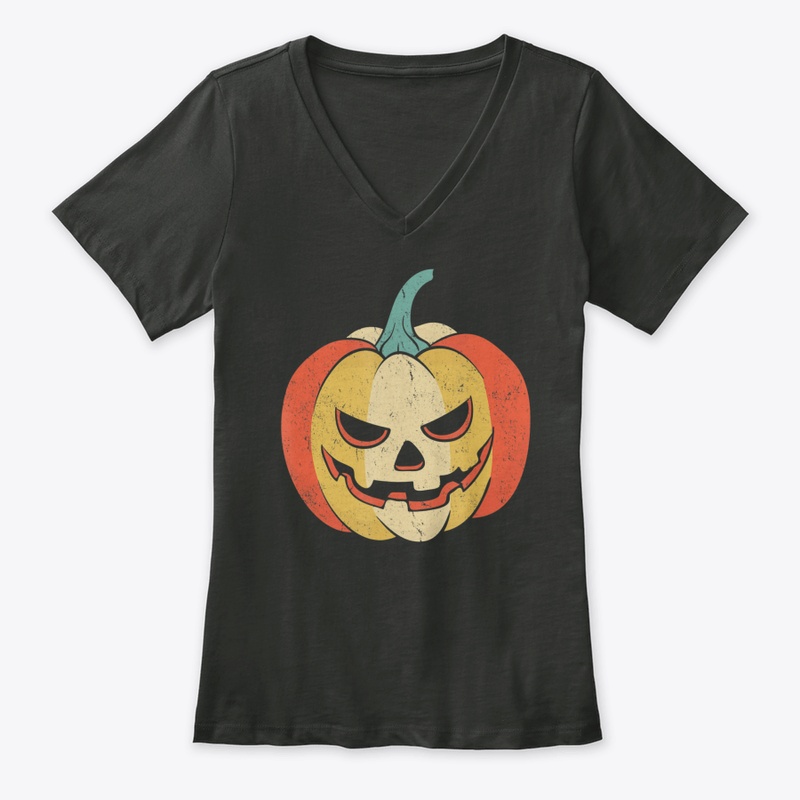 Funny Pumpkin Halloween Scary Costume Fo