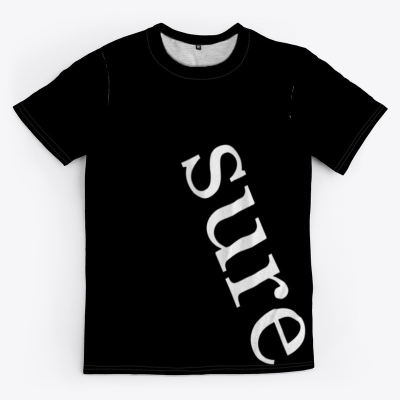 Sure Written in White