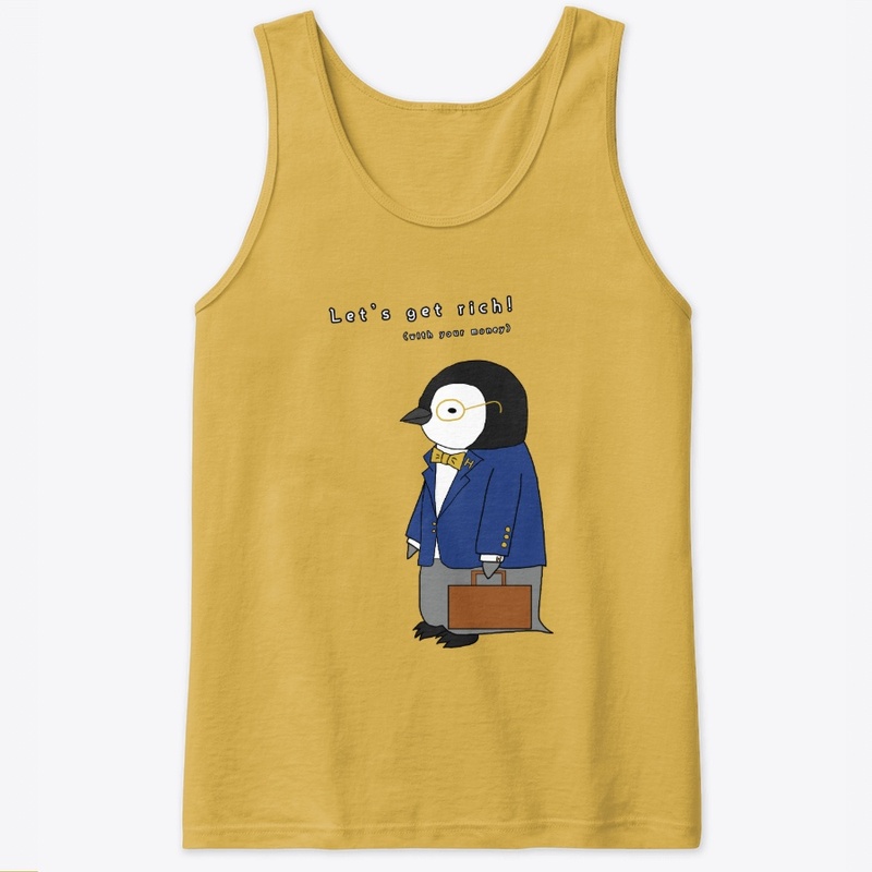 Get Rich - Cute Baby Penguin Design