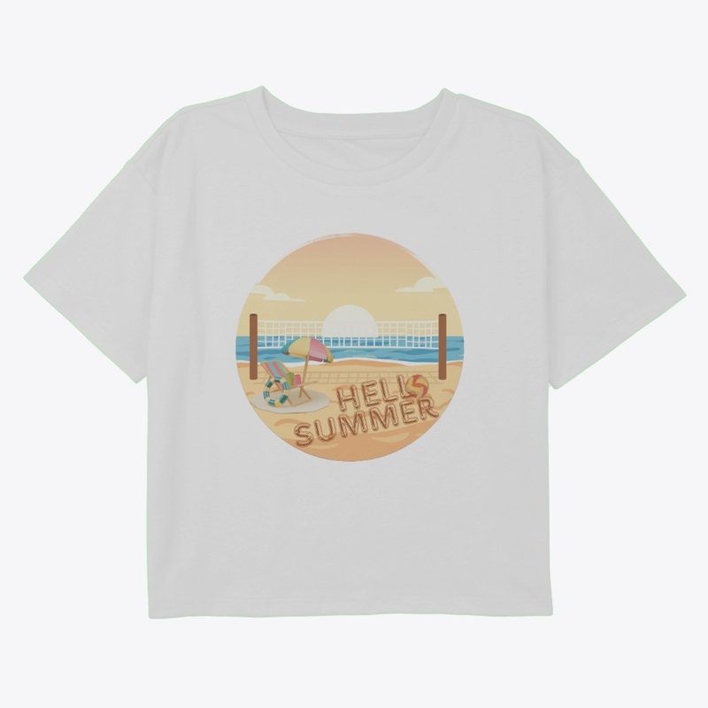 Hello Summer Beach Vacation Art