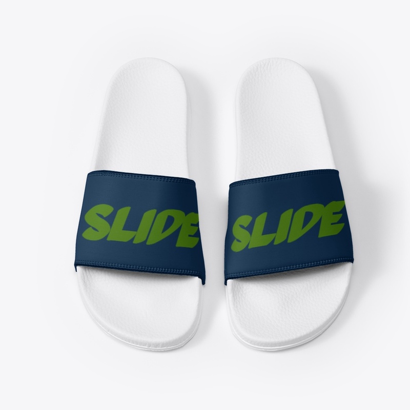 SLIDE SLIPPERS & T-SHIRT CREW NECK