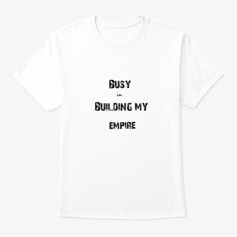 White t-shirt for entrepreneurs