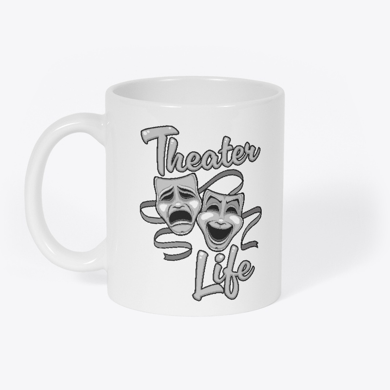 Theater Life Comedy and Tragedy Masks