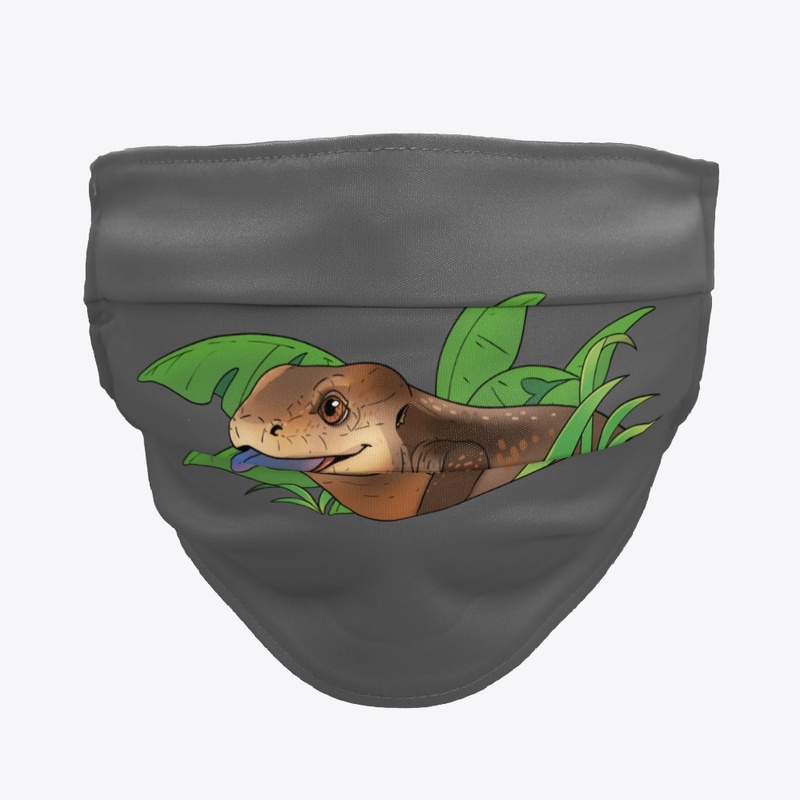 Bella Blue Tongue Skink Face Mask