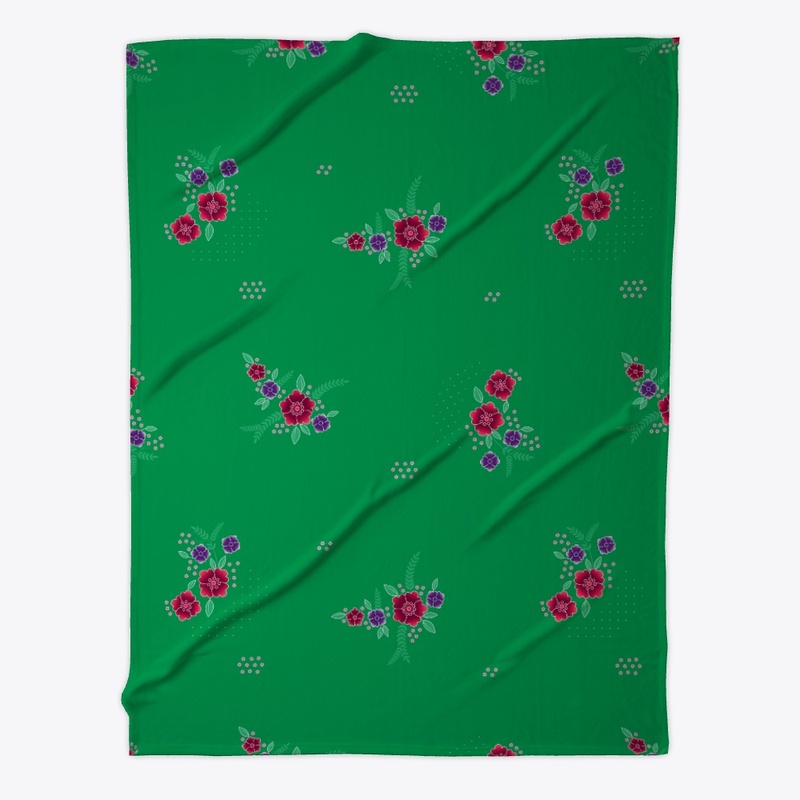 Green Floral 