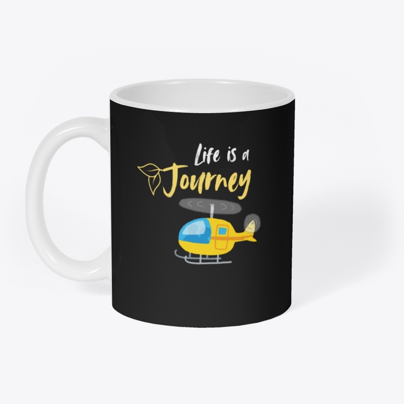 Life is a Journey Helicopter Art
