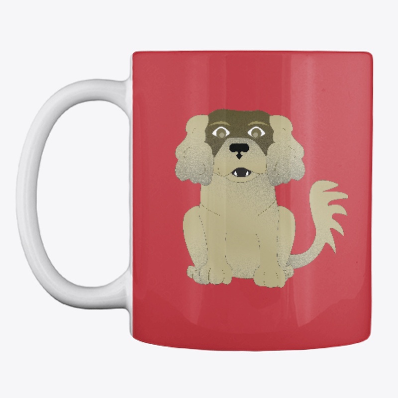 Happy Sitting Spaniel