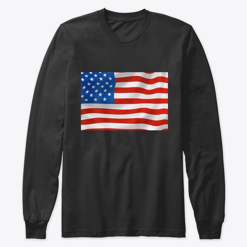 Beautiful American Flag Tee Tshirt