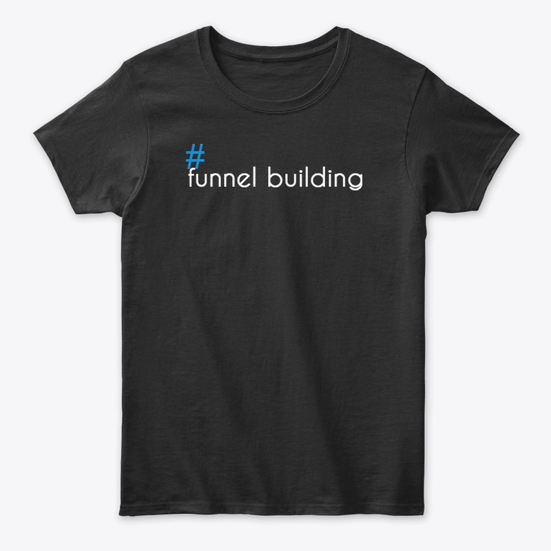 Funnel building shirt - hash blue