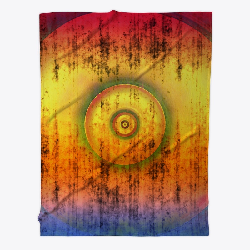 Autumn Colors Circular Pattern Abstract