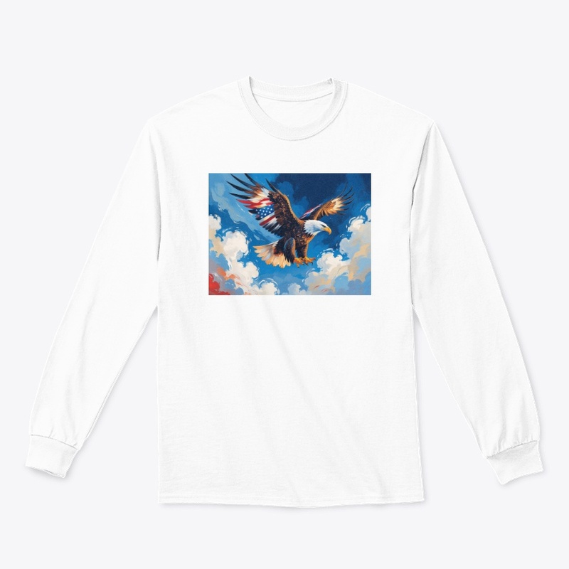 A Soaring Bald Eagle