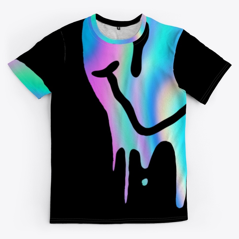 Happy Face Melting Trippy Design