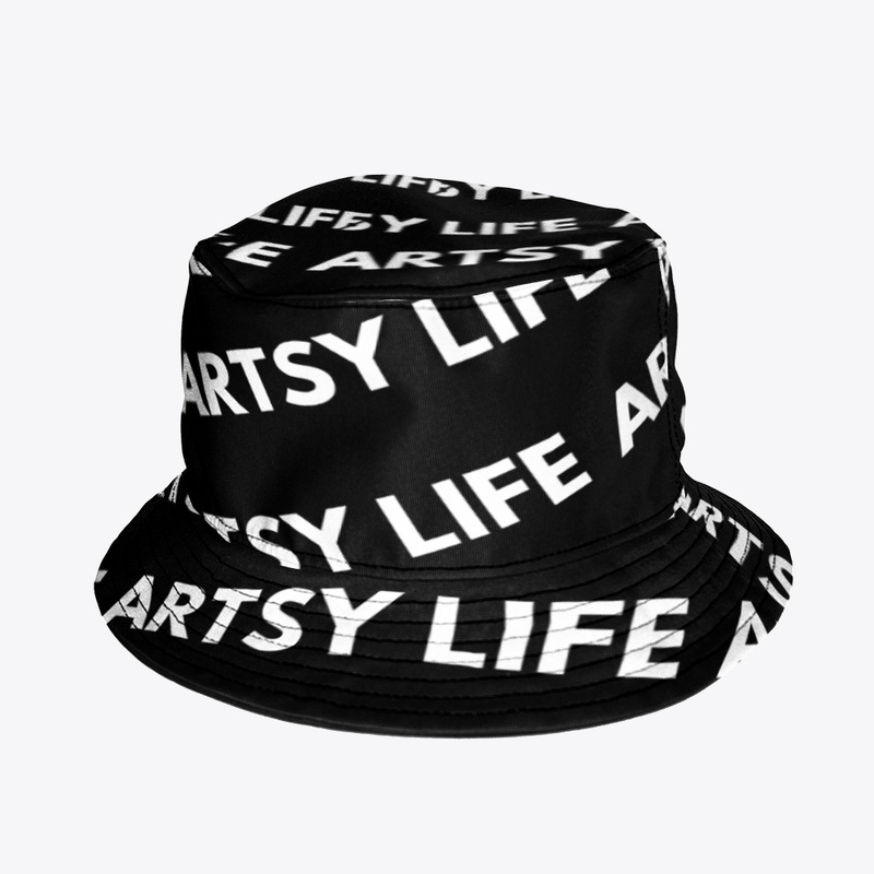 Artsy Life Bucket Hat (Black)