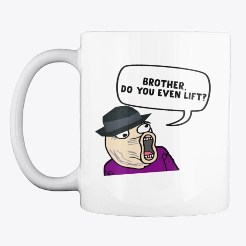 Uri "Brother, Do you even lift?" Mug
