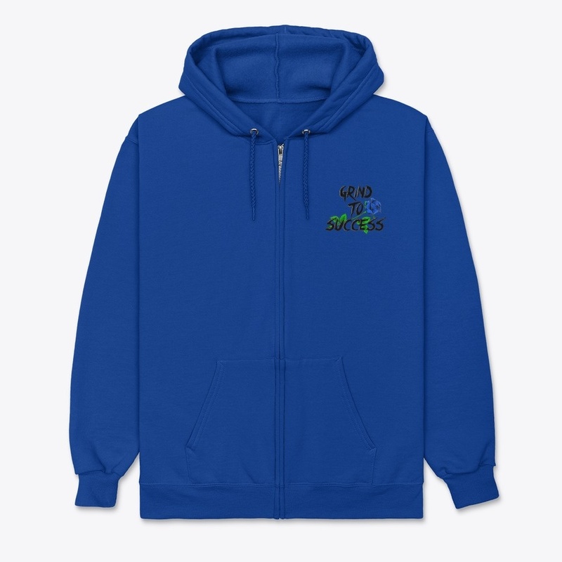 Grind To Success V1 (Black/Blue Rose)
