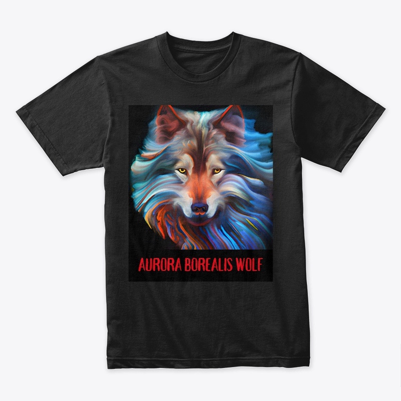 Aurora Borealis Wolf