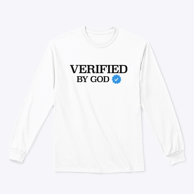 VERIFIED BY GOD (black Logo)