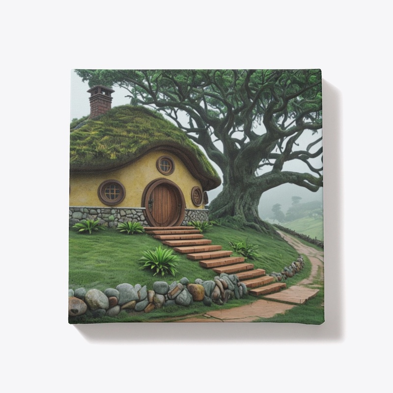 Cozy Hobbit-Style Hill House