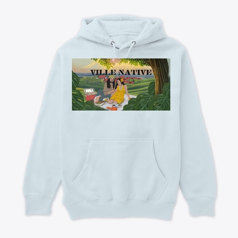 Ville Native Pullover Collection  Blue Mist T-Shirt Front