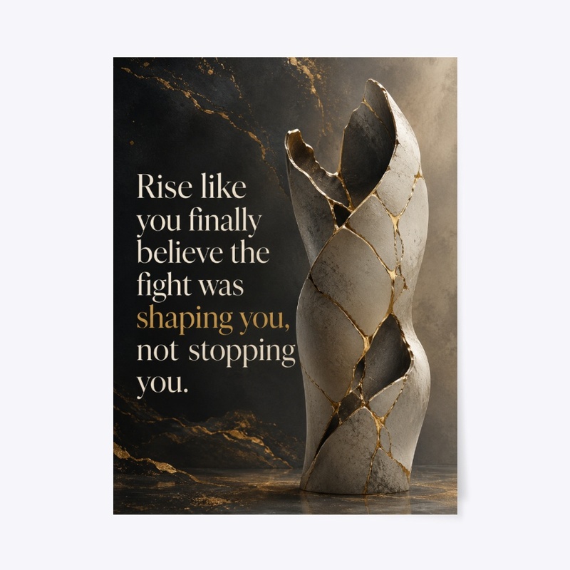 Rise Kintsugi Wall Print
